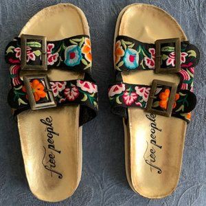 Free People Bali Footbed Sandals Size 38